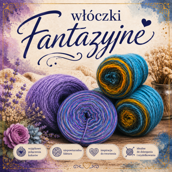 włóczki fantazyjne